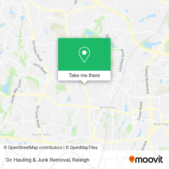 Dc Hauling & Junk Removal map