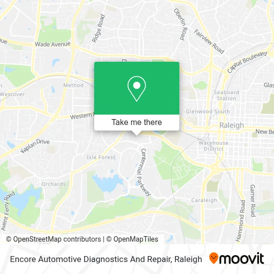 Encore Automotive Diagnostics And Repair map