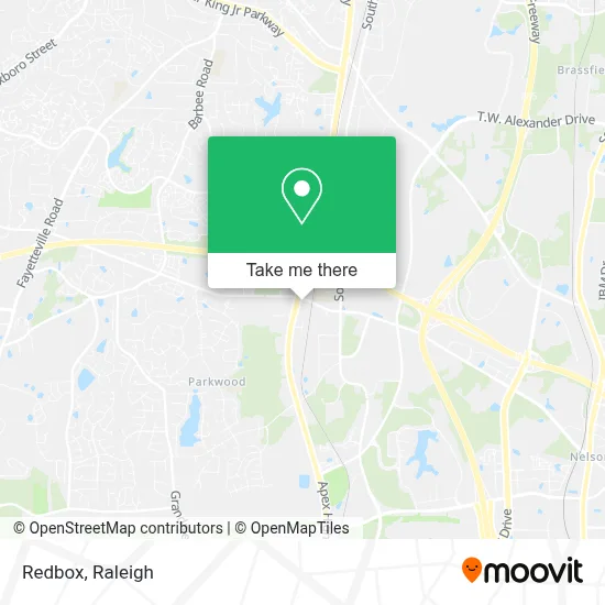 Redbox map