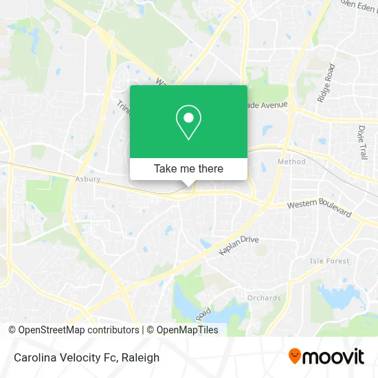 Carolina Velocity Fc map