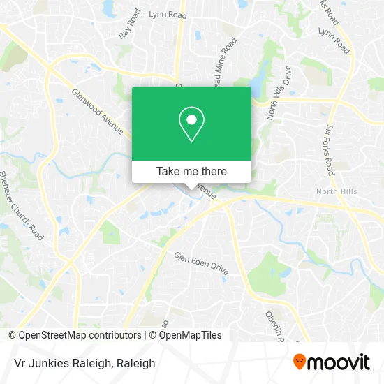 Vr Junkies Raleigh map