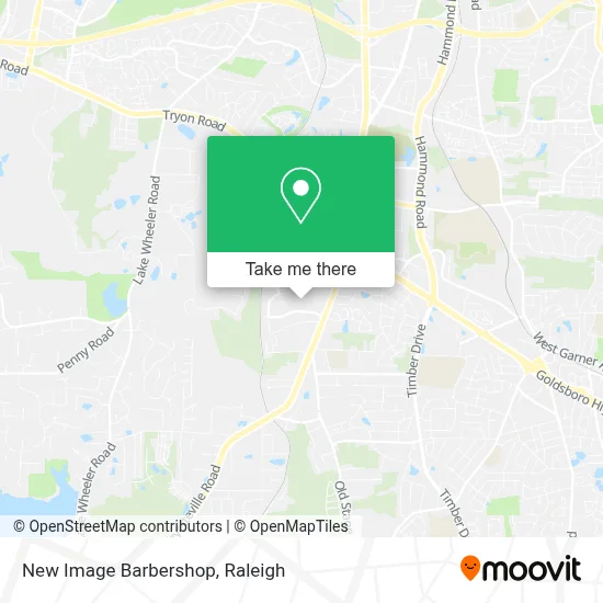 New Image Barbershop map