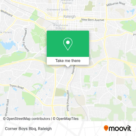 Corner Boys Bbq map