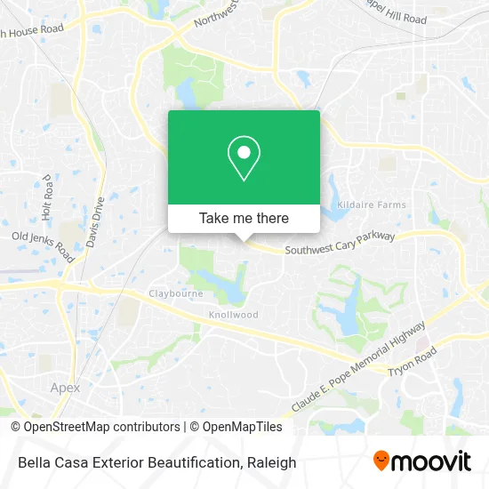 Bella Casa Exterior Beautification map