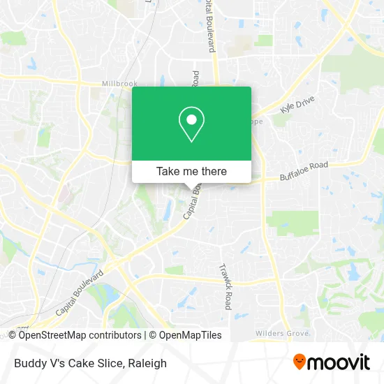 Buddy V's Cake Slice map