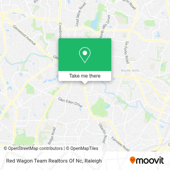 Red Wagon Team Realtors Of Nc map