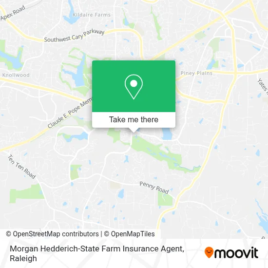 Morgan Hedderich-State Farm Insurance Agent map