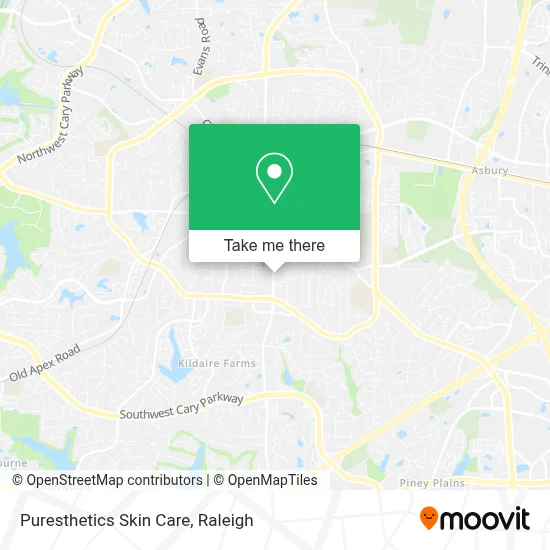 Puresthetics Skin Care map