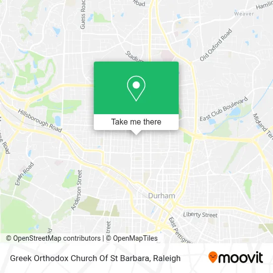 Greek Orthodox Church Of St Barbara map