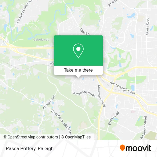 Pasca Pottery map
