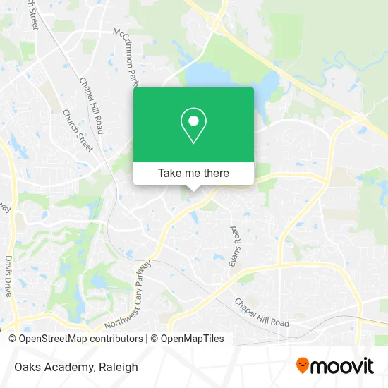 Oaks Academy map