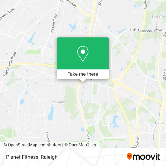 Planet Fitness map