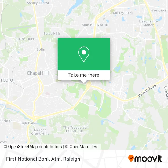 First National Bank Atm map