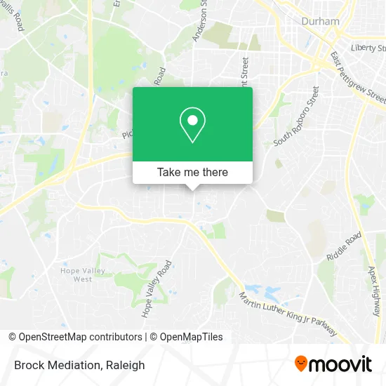 Brock Mediation map