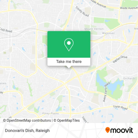 Donovan's Dish map