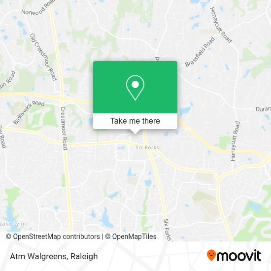 Atm Walgreens map
