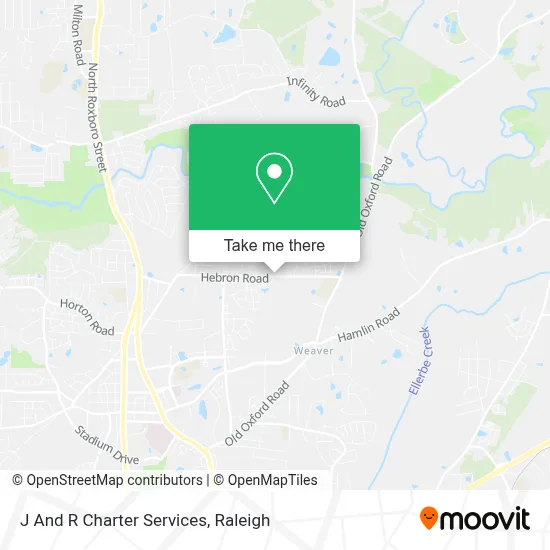 J And R Charter Services map