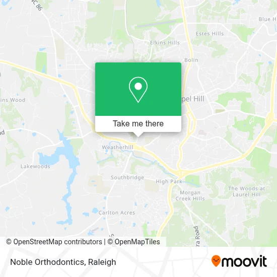 Noble Orthodontics map