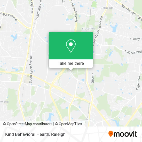 Kind Behavioral Health map