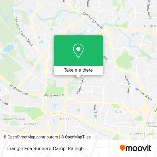 Triangle Fca Runner's Camp map