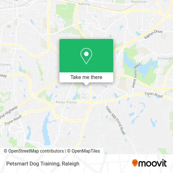 Petsmart Dog Training map