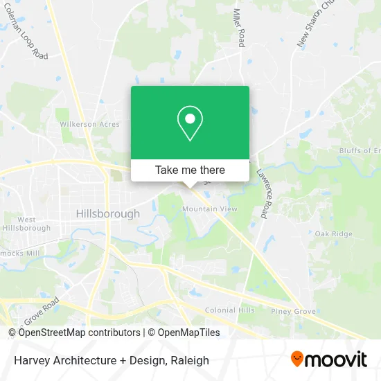 Harvey Architecture + Design map