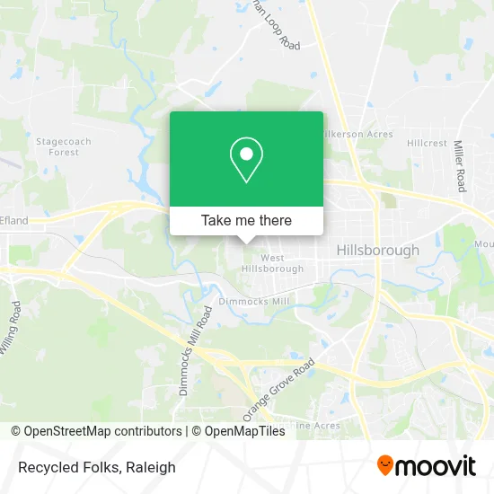 Recycled Folks map