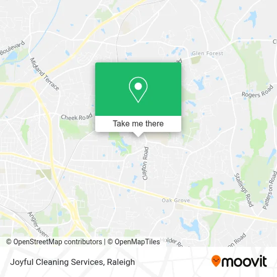 Joyful Cleaning Services map