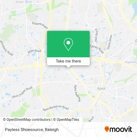 Payless Shoesource map