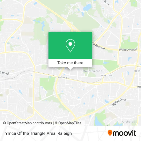 Ymca Of the Triangle Area map