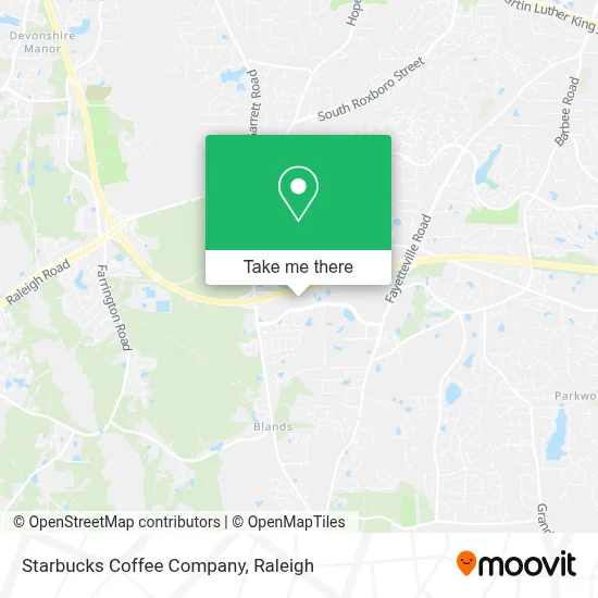Starbucks Coffee Company map