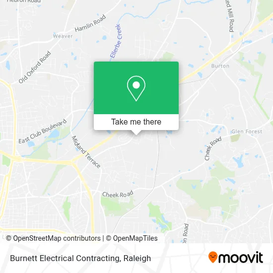 Burnett Electrical Contracting map