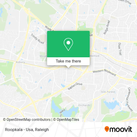 Roopkala - Usa map