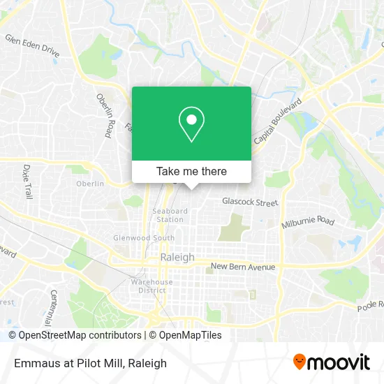 Emmaus at Pilot Mill map