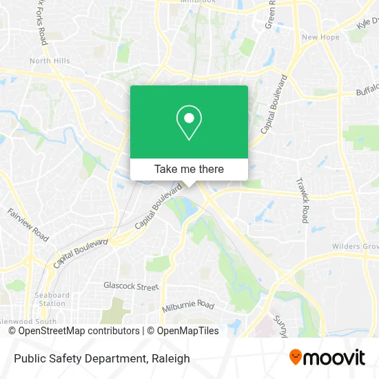 Public Safety Department map