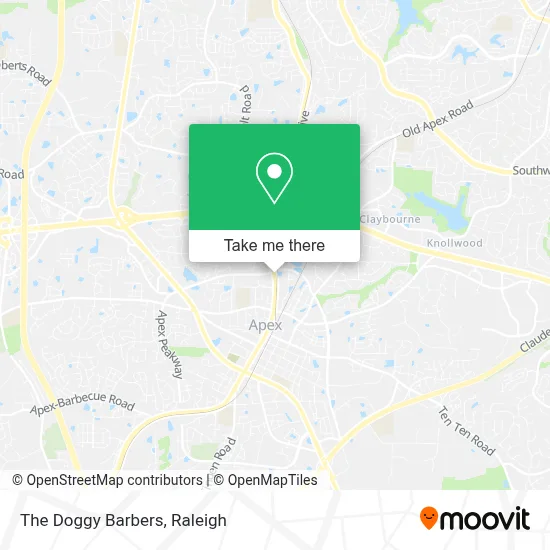 The Doggy Barbers map