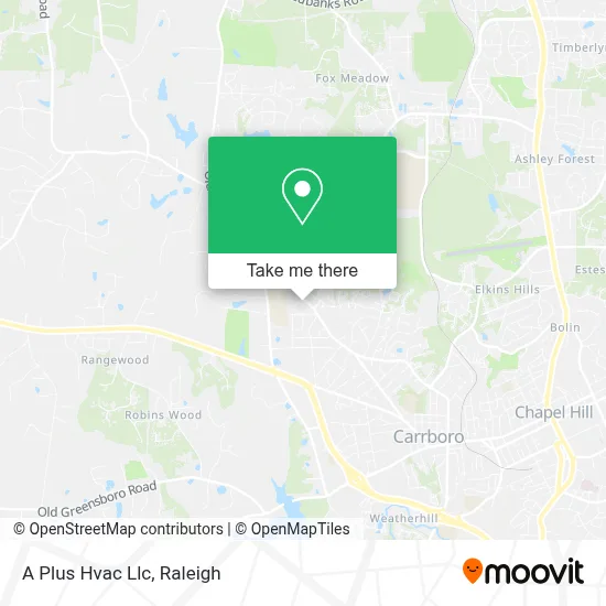 A Plus Hvac Llc map