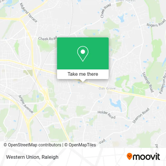 Western Union map