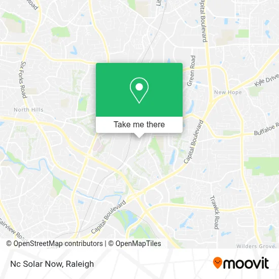 Nc Solar Now map