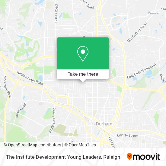 The Institute Development Young Leaders map