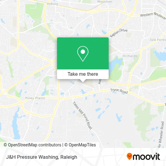 J&H Pressure Washing map