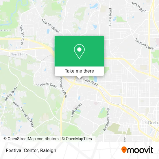 Festival Center map