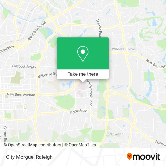 City Morgue map