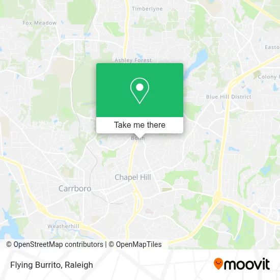 Flying Burrito map