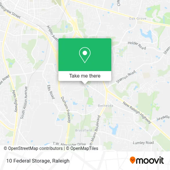 10 Federal Storage map