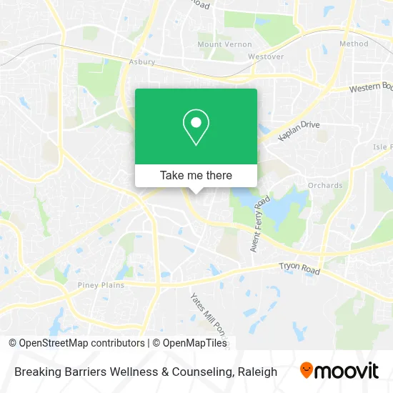 Breaking Barriers Wellness & Counseling map