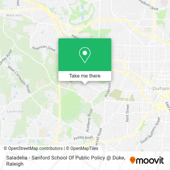 Saladelia - Sanford School Of Public Policy @ Duke map