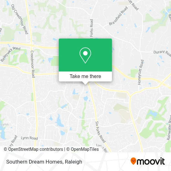 Southern Dream Homes map