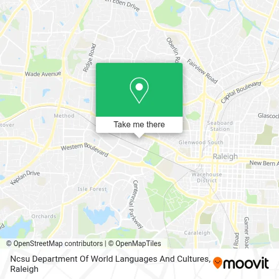 Ncsu Department Of World Languages And Cultures map