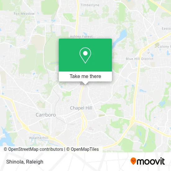 Shinola map